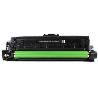 EcoPlus Black Toner Cartridge compatible with the HP CE400X